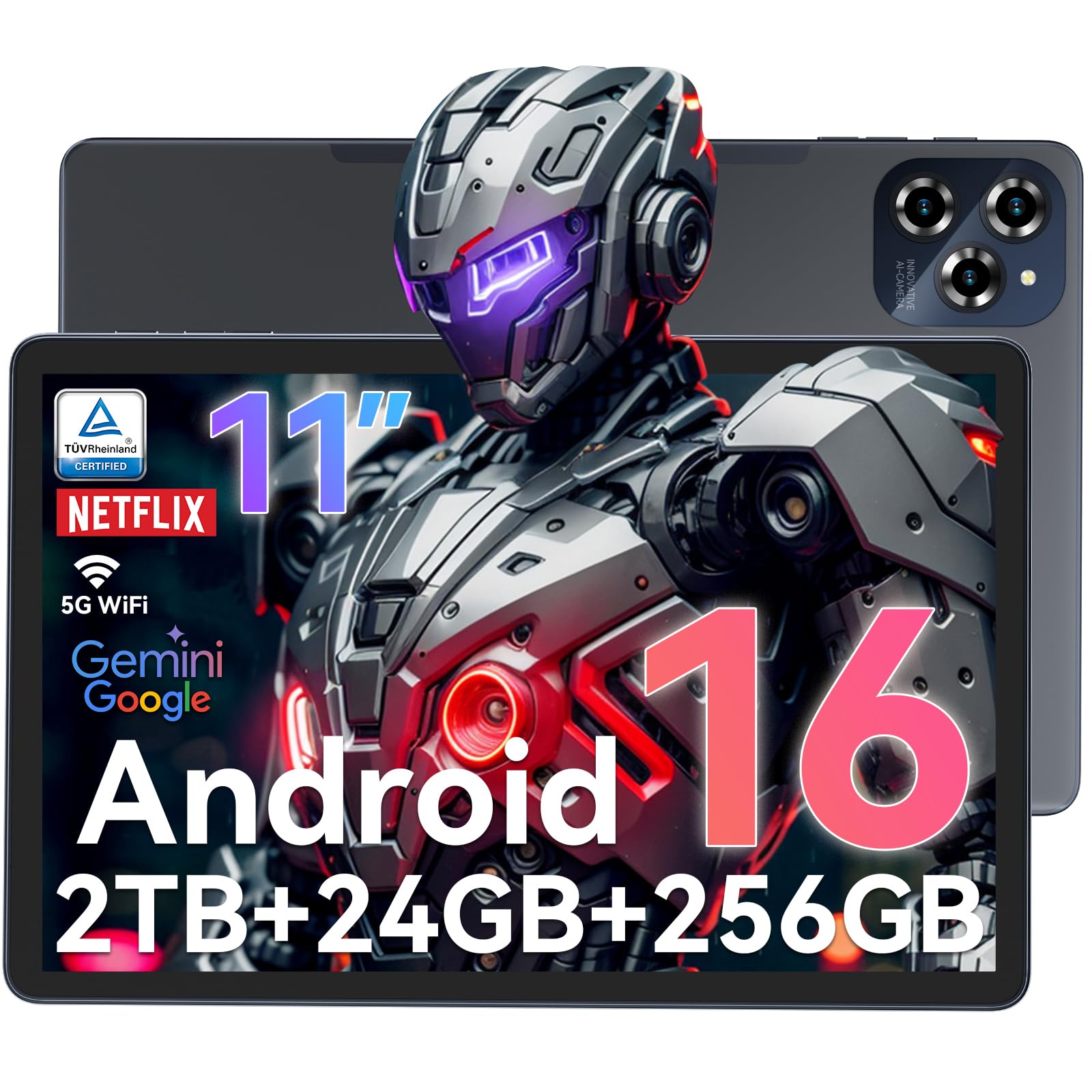 Amazon.com : Tablet Android 16 Tablet-11 Inch FHD Display, 24GB